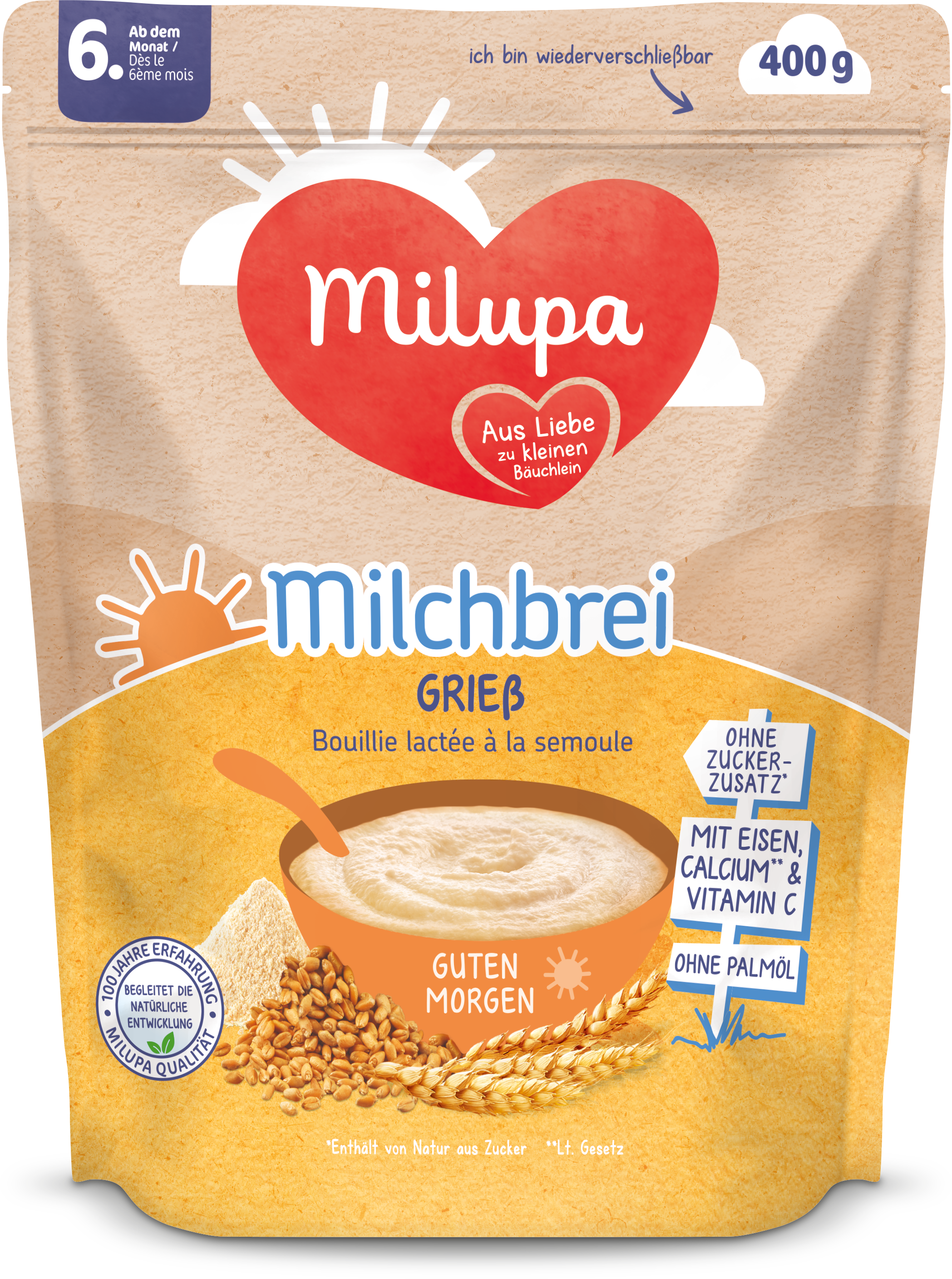 Milupa Milchbrei Grieß